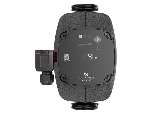 Grundfos ALPHA1 GO 25-40 180 Umwälzpumpe Frontansicht
