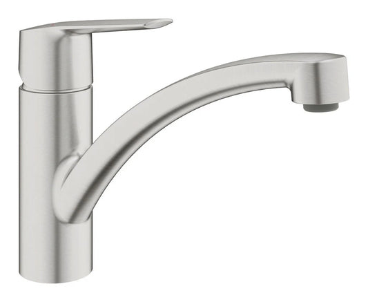 Grohe START QuickFix Küchenarmatur Edelstahl-Optik Seitenansicht rechts