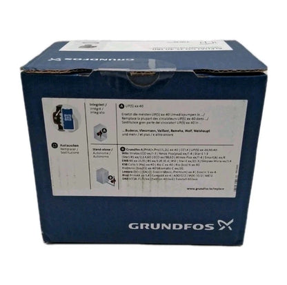 Grundfos ALPHA1 GO 25-40 180 Umwälzpumpe hinten OVP