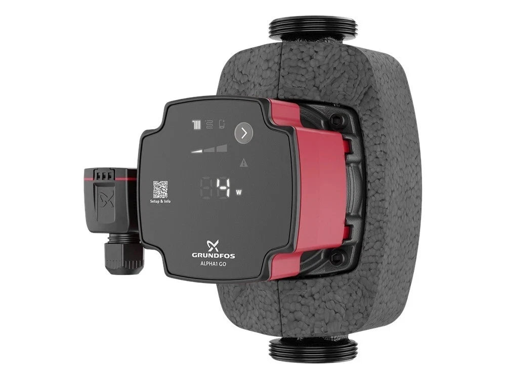 Grundfos ALPHA1 GO 25-40 180 Umwälzpumpe Seitenansicht rechts