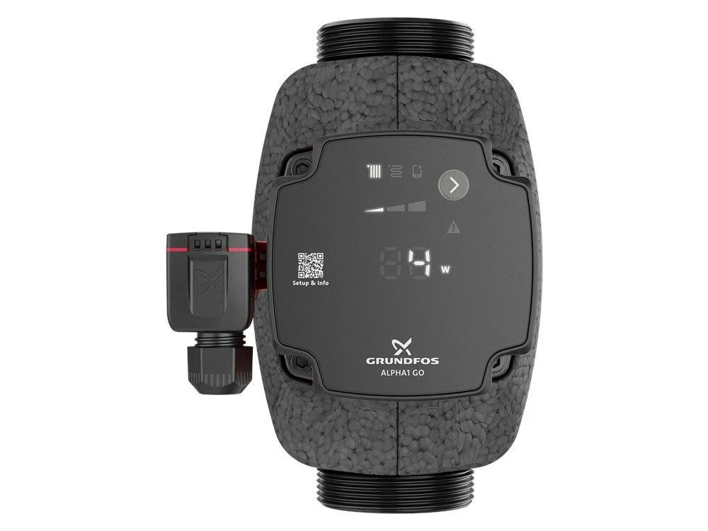 Grundfos ALPHA1 GO 32-60 180 Umwälzpumpe Frontansicht