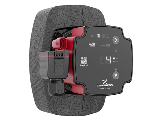 Grundfos ALPHA2 GO 25-40 130 Umwälzpumpe Seitenansicht links
