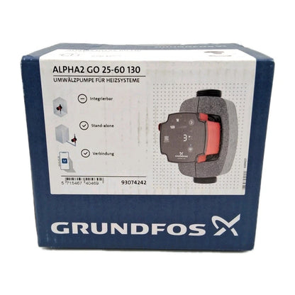 Grundfos ALPHA2 GO 25-60 130 Umwälzpumpe OVP Front