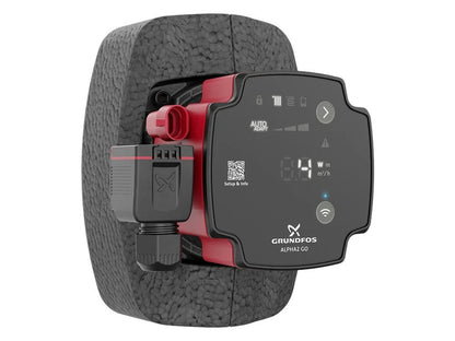 Grundfos ALPHA2 GO 25-60 130 Umwälzpumpe Seitenansicht links