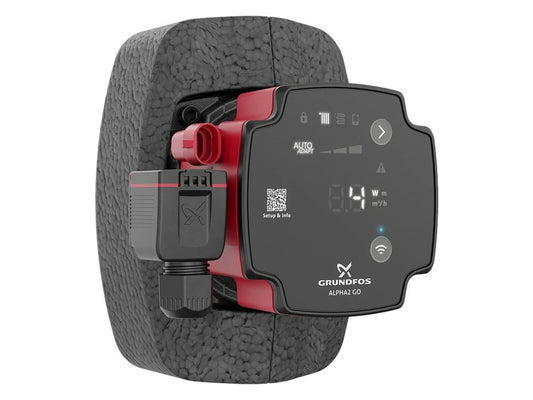 Grundfos ALPHA2 GO 25-60 130 Umwälzpumpe Seitenansicht links