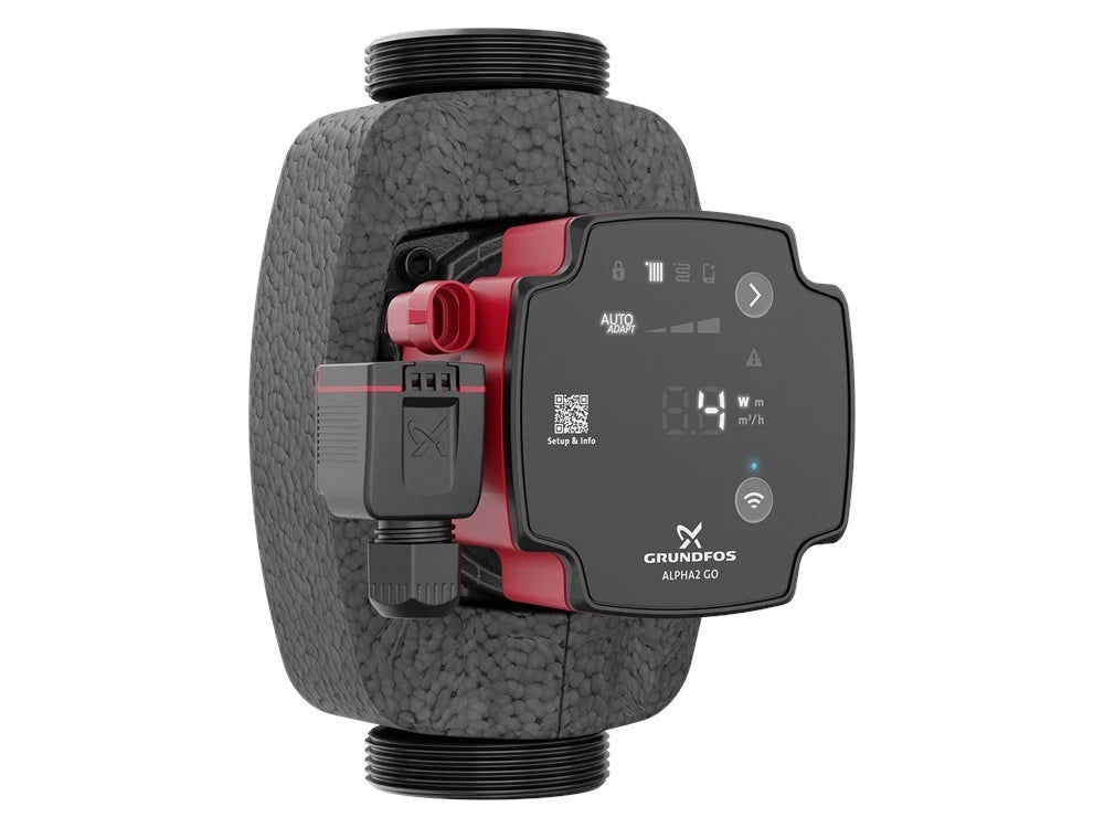 Grundfos ALPHA2 GO 32-40 180 Umwälzpumpe Seitenansicht links